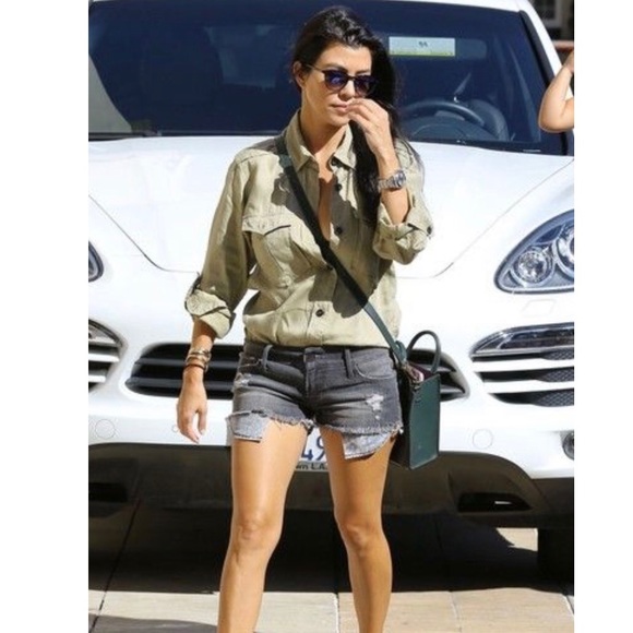 Black Orchid Colombite Cut-Off Denim Shorts - Picture 2 of 5